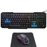 4-piece LED gaming gear kit