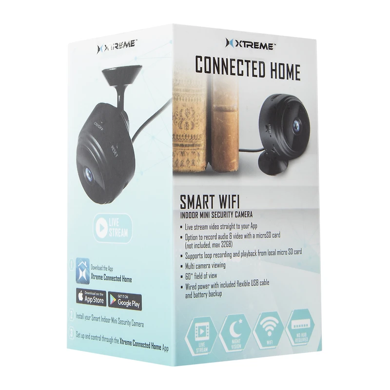 connected home smart Wi-Fi indoor mini security camera