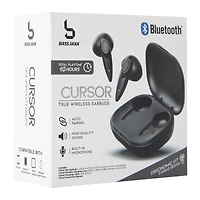 ergonomic bluetooth® earbuds with mic & charging case
