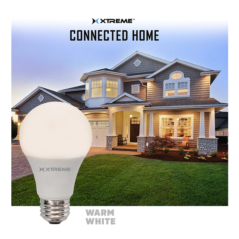 connected home smart wi-fi LED dimmable light bulb