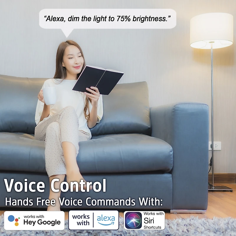 connected home smart wi-fi LED dimmable light bulb