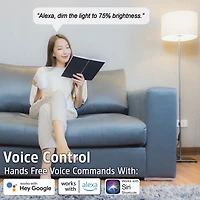 connected home smart wi-fi LED dimmable light bulb