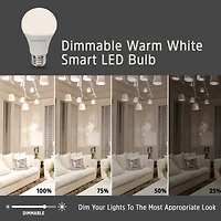connected home smart wi-fi LED dimmable light bulb