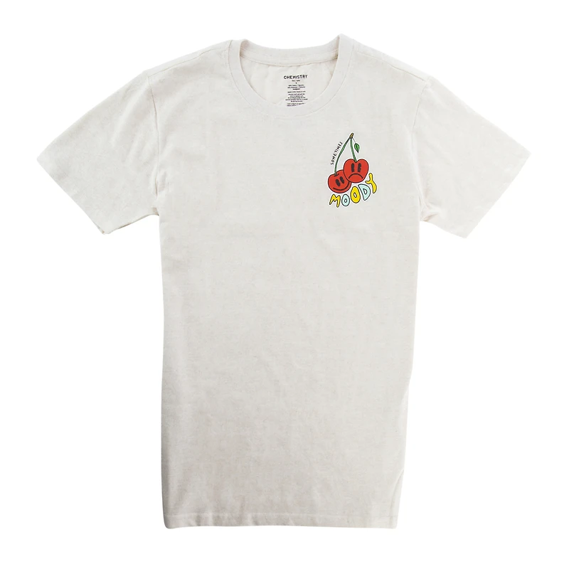 'sometimes moody’ cherry graphic tee