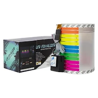 LED sound reactive equalizer for dashboard