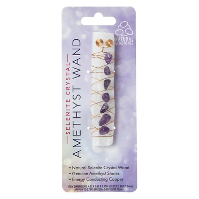 Selenite Crystal Chakra Wand