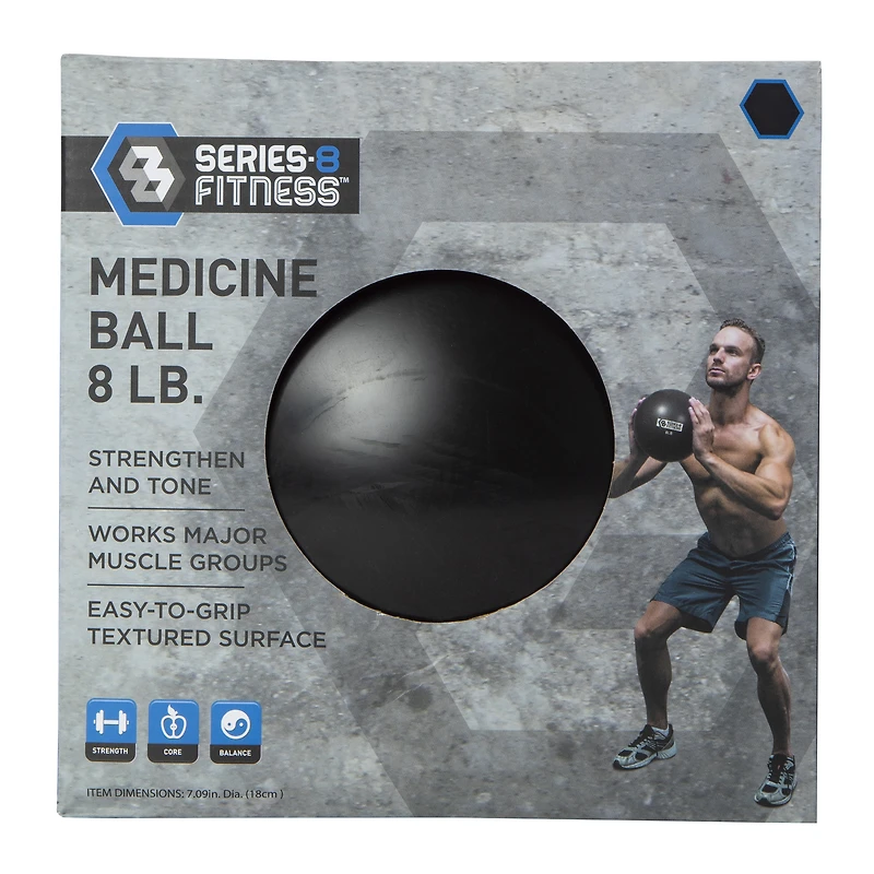 series-8 fitness™ 8lb medicine ball