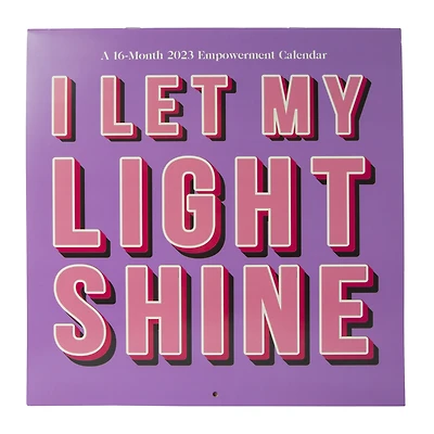 empowerment 16-month 2023 wall calendar