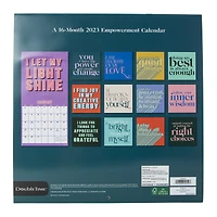 empowerment 16-month 2023 wall calendar
