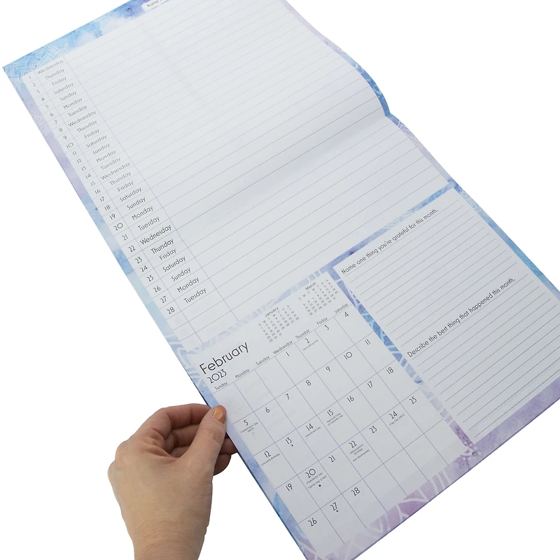 daily gratitude 16-month 2023 wall calendar