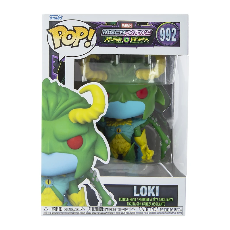 Funko Pop! Marvel Mech Strike Monster Hunters Bobble-Head Figure - Loki