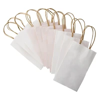 small pink kraft gift bags 8.35in x
5.2in 10-pack