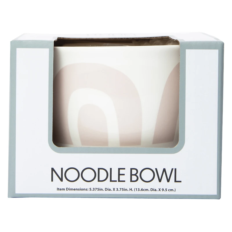noodle bowl with chopsticks set