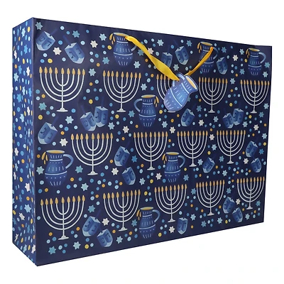 hanukkah jumbo gift bag 16in x 21in