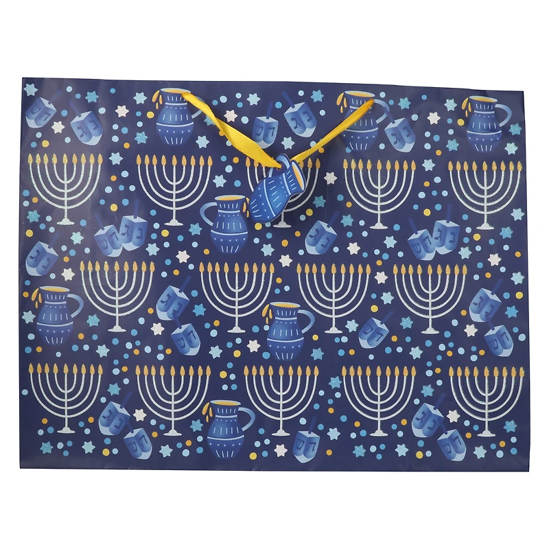hanukkah jumbo gift bag 16in x 21in