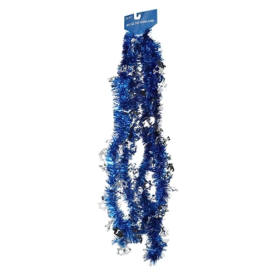 hanukkah tinsel garland 9ft