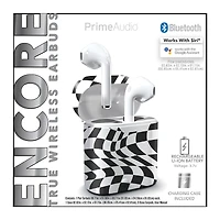 encore bluetooth® earbuds with microphone & pattern case