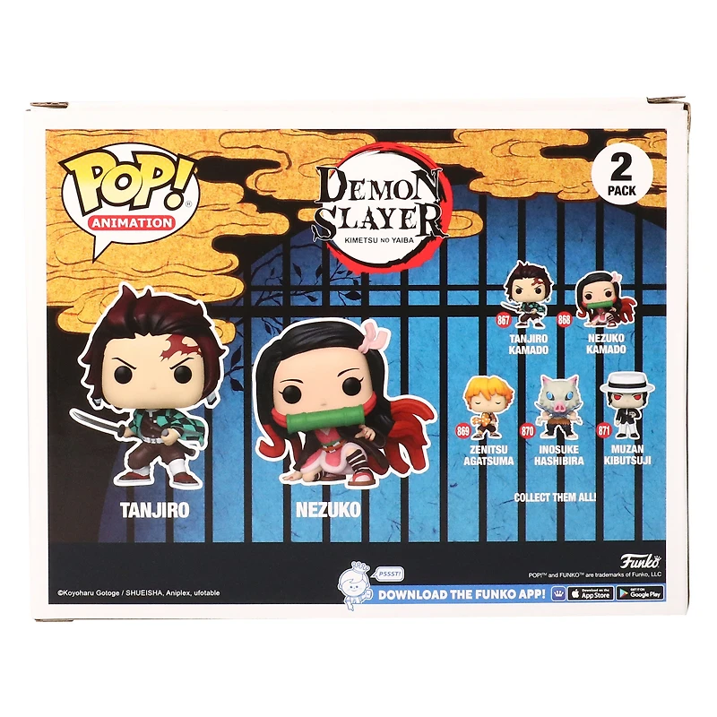 Funko Pop! Animation Demon Slayer™ Tanjiro & Nezuko 2-pack