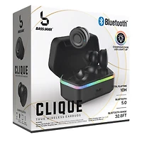 bluetooth® clique earbuds with LED case