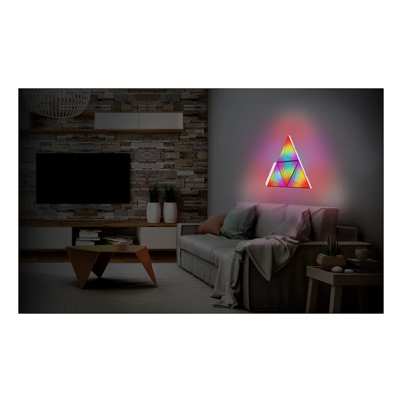 monster smart illuminessence prism 3D LED art panels 4-pack