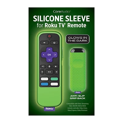 Glow The Dark Silicone Sleeve For Roku Tv® Remote