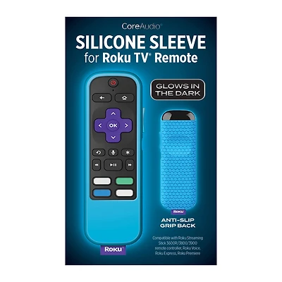 glow the dark silicone sleeve for roku tv® remote