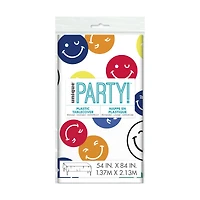 happy face table cover 4.5ft x 7ft