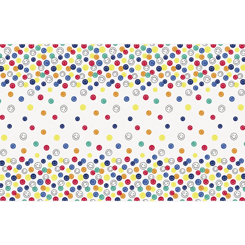 happy face table cover 4.5ft x 7ft