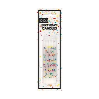 confetti birthday candles 10-count