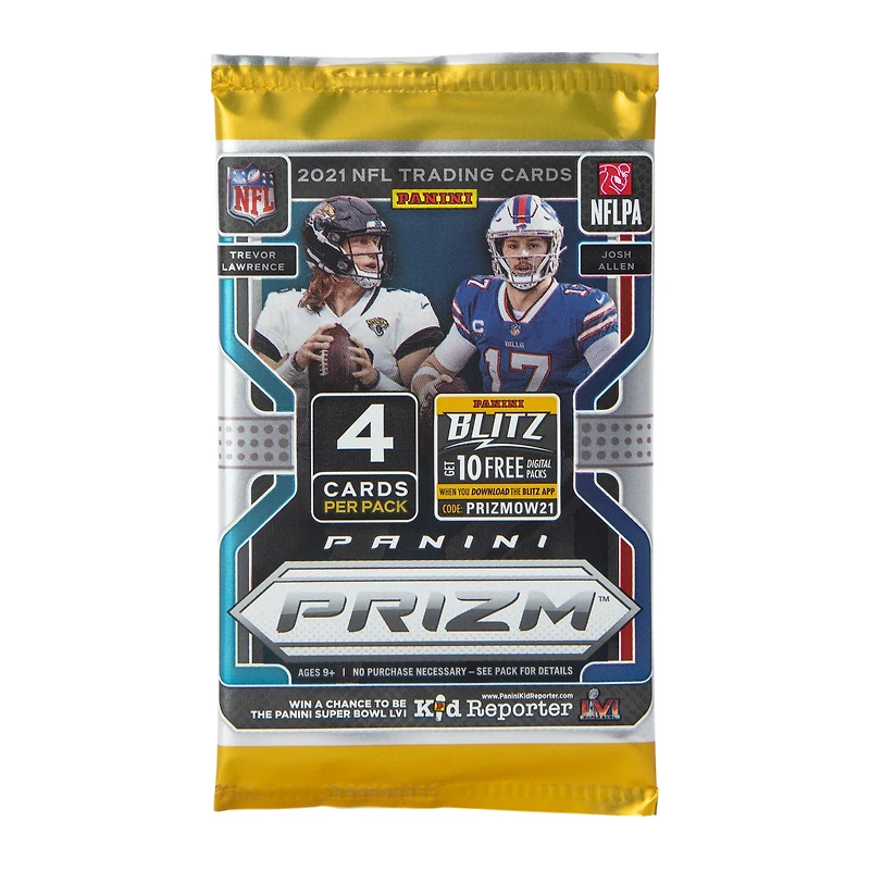 panini prizm™ 2021 NFL® trading cards 4-pack