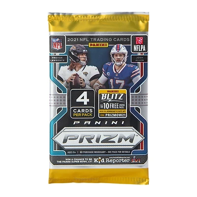 panini prizm™ 2021 NFL® trading cards 4-pack