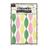 pastel fringe paper streamer