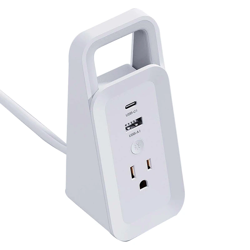 12W 3-in-1 desktop charging station with light