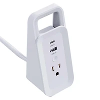 12W 3-in-1 desktop charging station with light