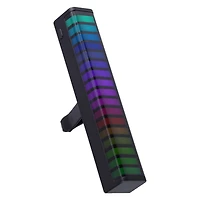 LED sound reactive equalizer for car vent