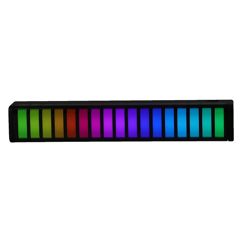 LED sound reactive equalizer for car vent