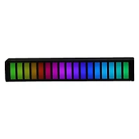 LED sound reactive equalizer for car vent