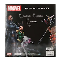 kid's Marvel 15 days of socks advent calendar