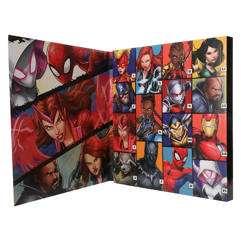 kid's Marvel 15 days of socks advent calendar