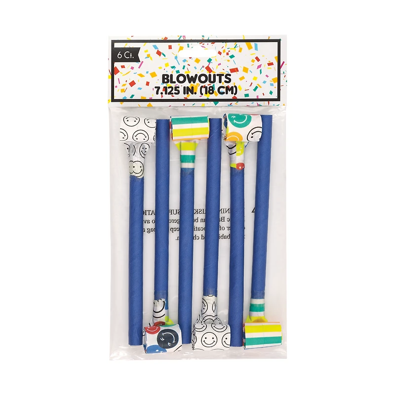 happy face noise makers 6-count