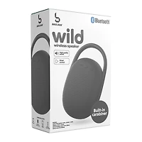 wild bluetooth® portable mini speaker with clip-on handle