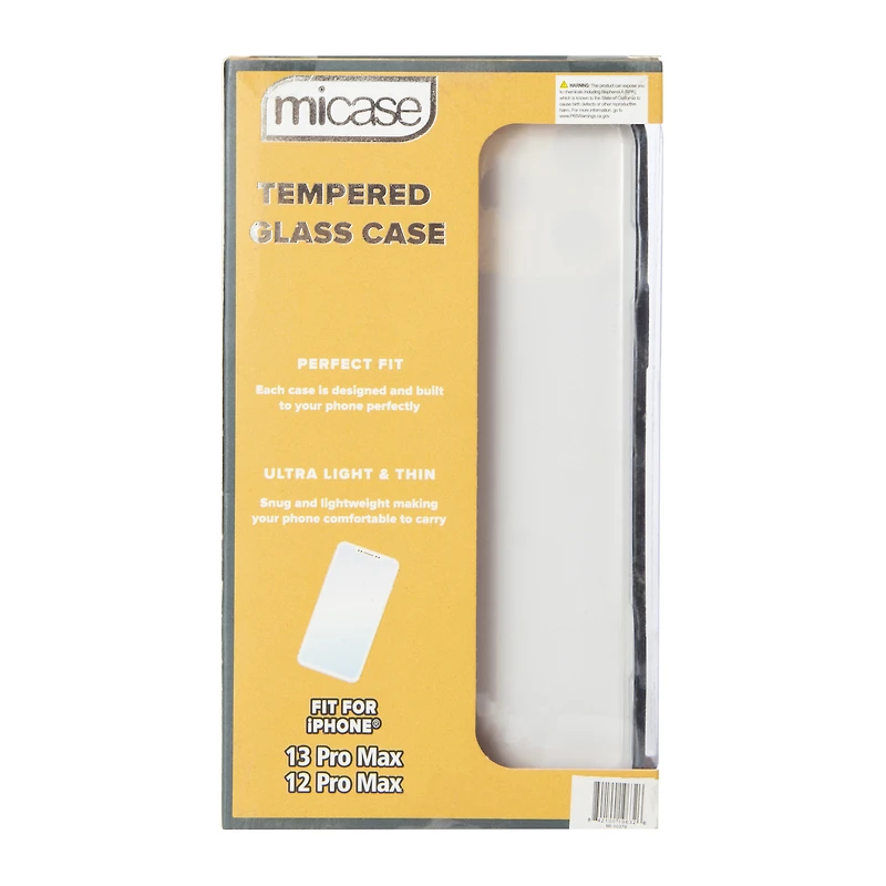 iPhone 13 Pro Max®/12 Max® tempered glass phone case - stars