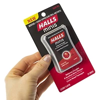 halls® minis cherry sugar-free cough suppressant 24-count