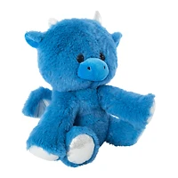 fluffy sitting dragon plush 9in