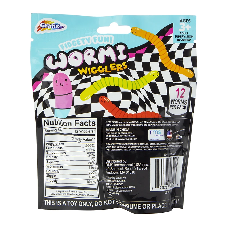 wormi wigglers fidget toys 12-pack