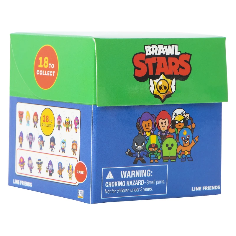 line friends brawl stars figure keychain blind bag