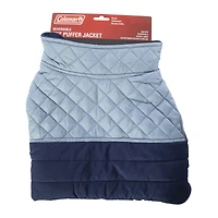 coleman® reversible pet quilted fleece puffer jacket