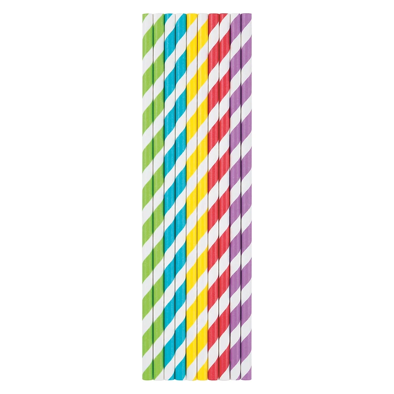 paper straws 10-count