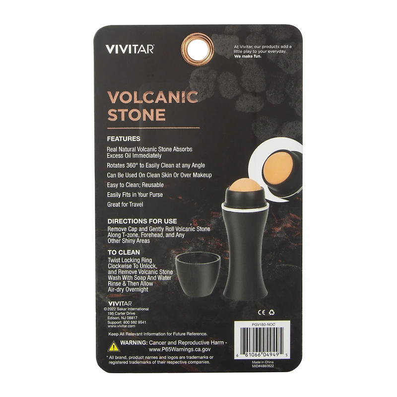 volcanic stone oil absorbing facial roller