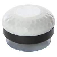 LED light-up bluetooth® disco party shower speaker with mic